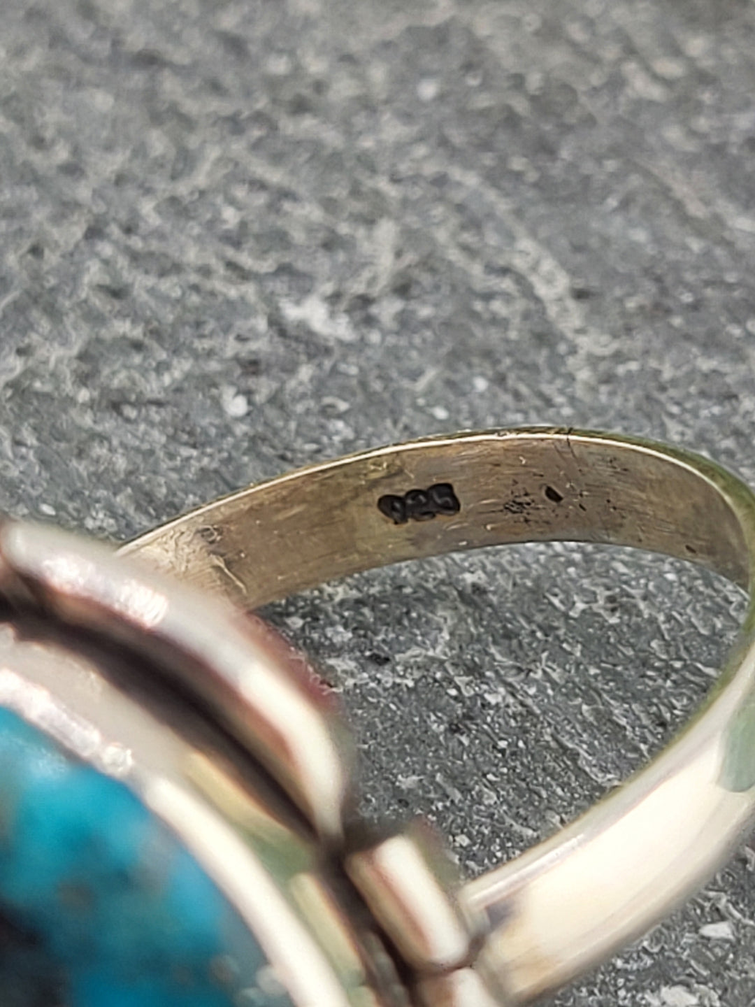 Morenci Turquoise Ring Size 11