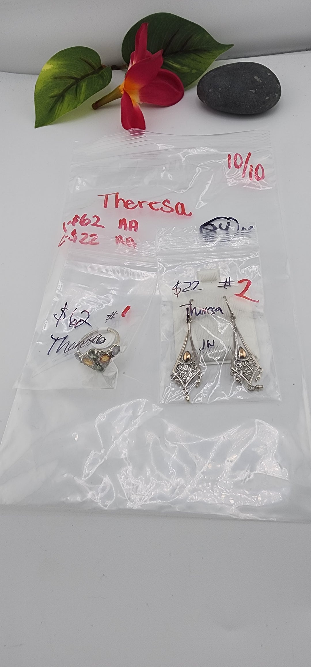 AM SHOW 48HR RESERVED FOR:   Theresa- 10/10/2025 FL tiktok Live Show -2 Sterling Silver Items