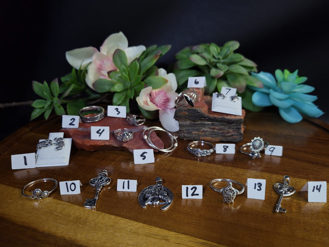 RESERVED FOR: Mari_Duke 7/13/24- 14 Sterling Silver Items
