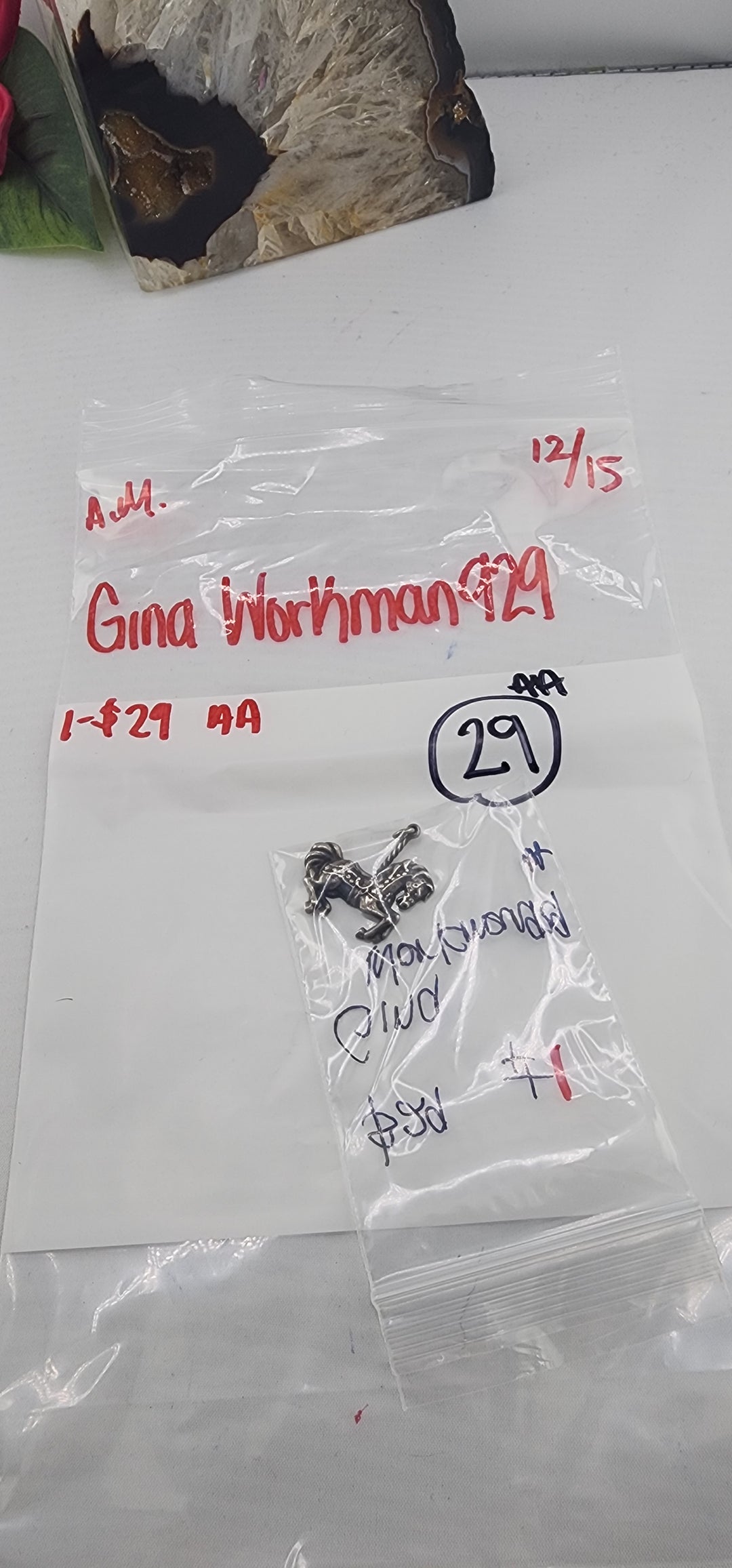 AM SHOW 48HR RESERVED FOR: Gina Workman929 - 12/15/2025 FL tiktok Live Show - 1 Sterling Silver Items