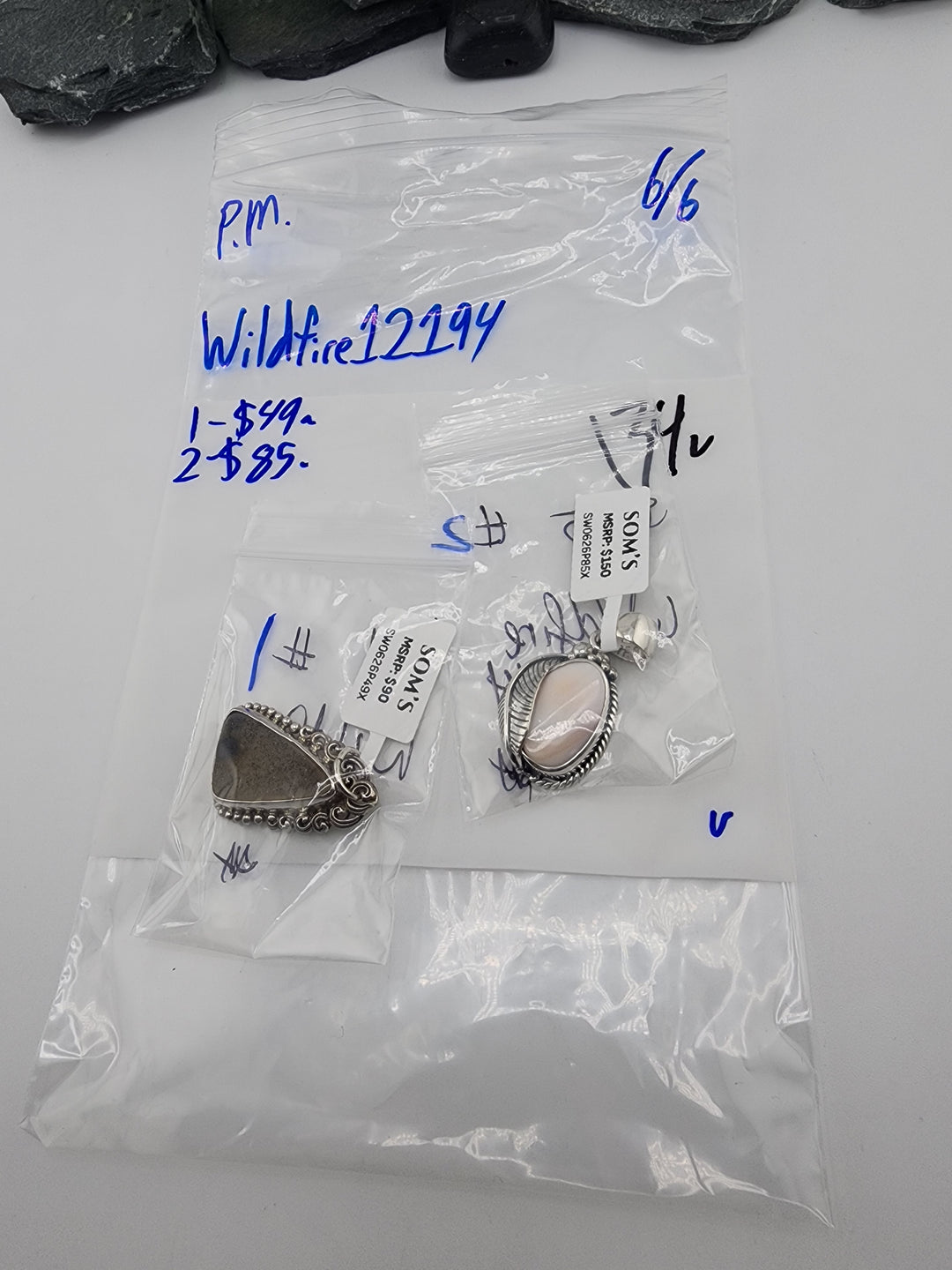 Wildfire12194 - 6/6/26 PM - 2 925 Sterling Silver