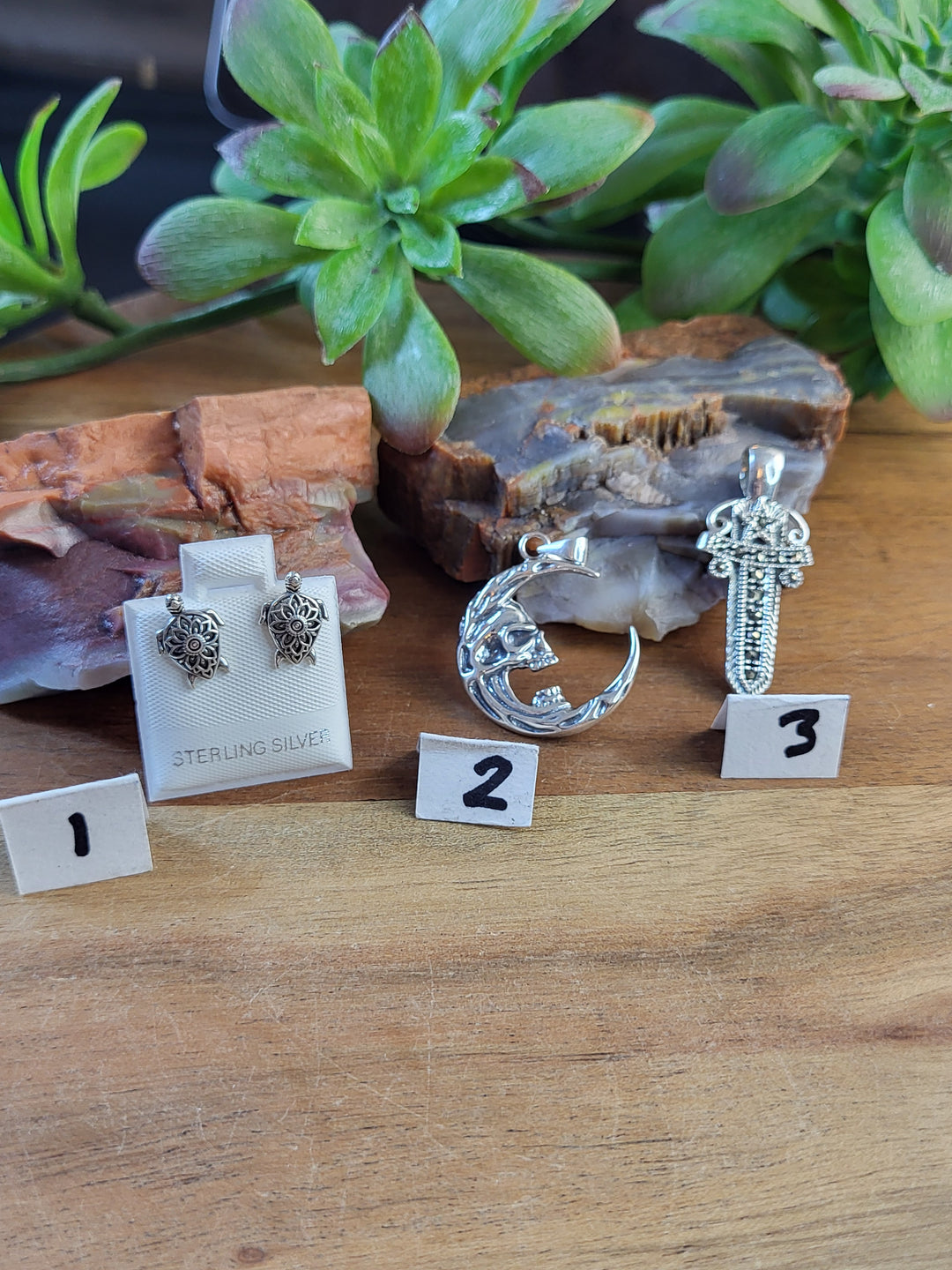 RESERVED FOR: silversensations22- 7/7/24-3 Sterling Silver Items