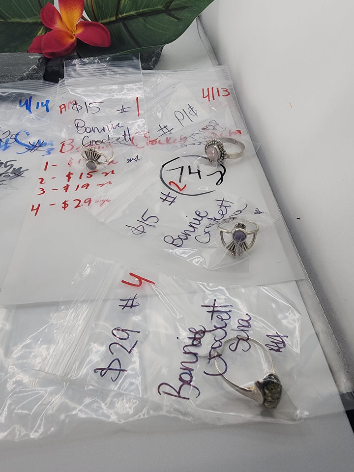 Bonnie Crockett Scha - 4/13/26 - 4 925 Sterling Silver Items