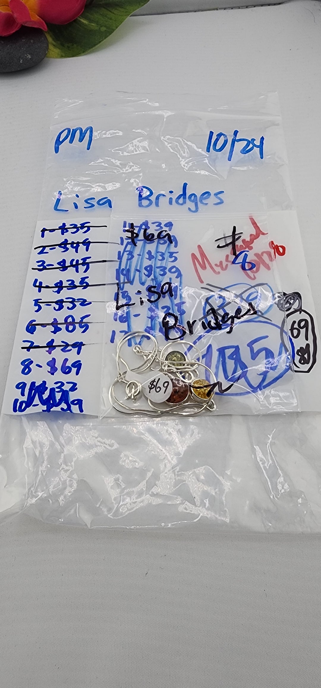 PM SHOW 48HR - RESERVED FOR: Lisa Bridges - 10/24/2025 FL tiktok Live Show - 1 Sterling Silver Items