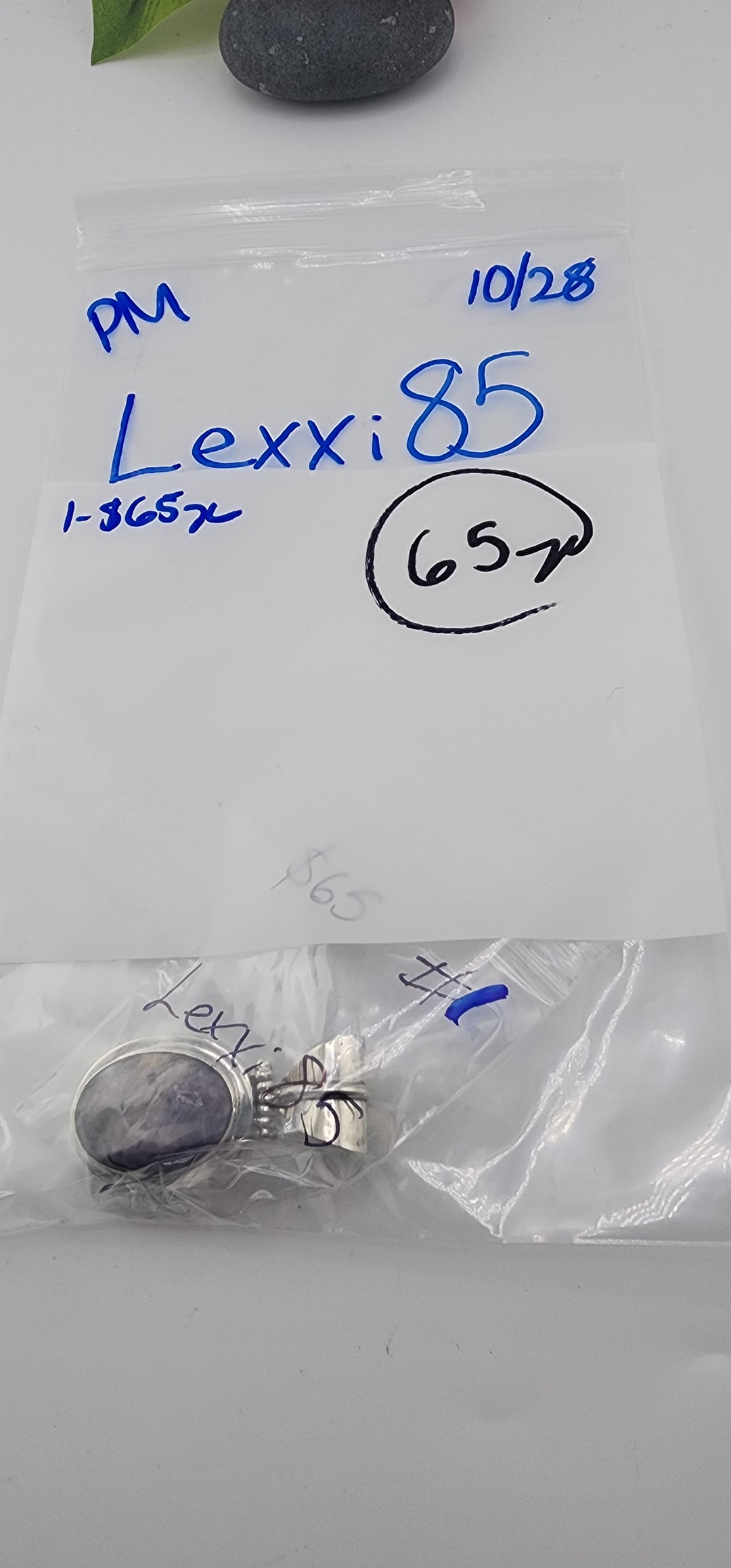 PM SHOW 48HR - RESERVED FOR: Lexxi85 - 10/28/2025 FL tiktok Live Show - 1 Sterling Silver Items