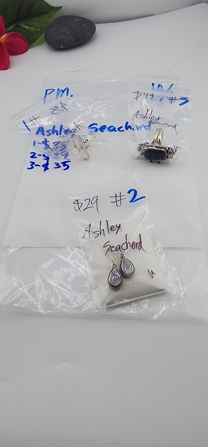 PM SHOW 48HR - RESERVED FOR: Ashley Seachord - 10/1/2025 FL tiktok Live Show - 3 Sterling Silver Items