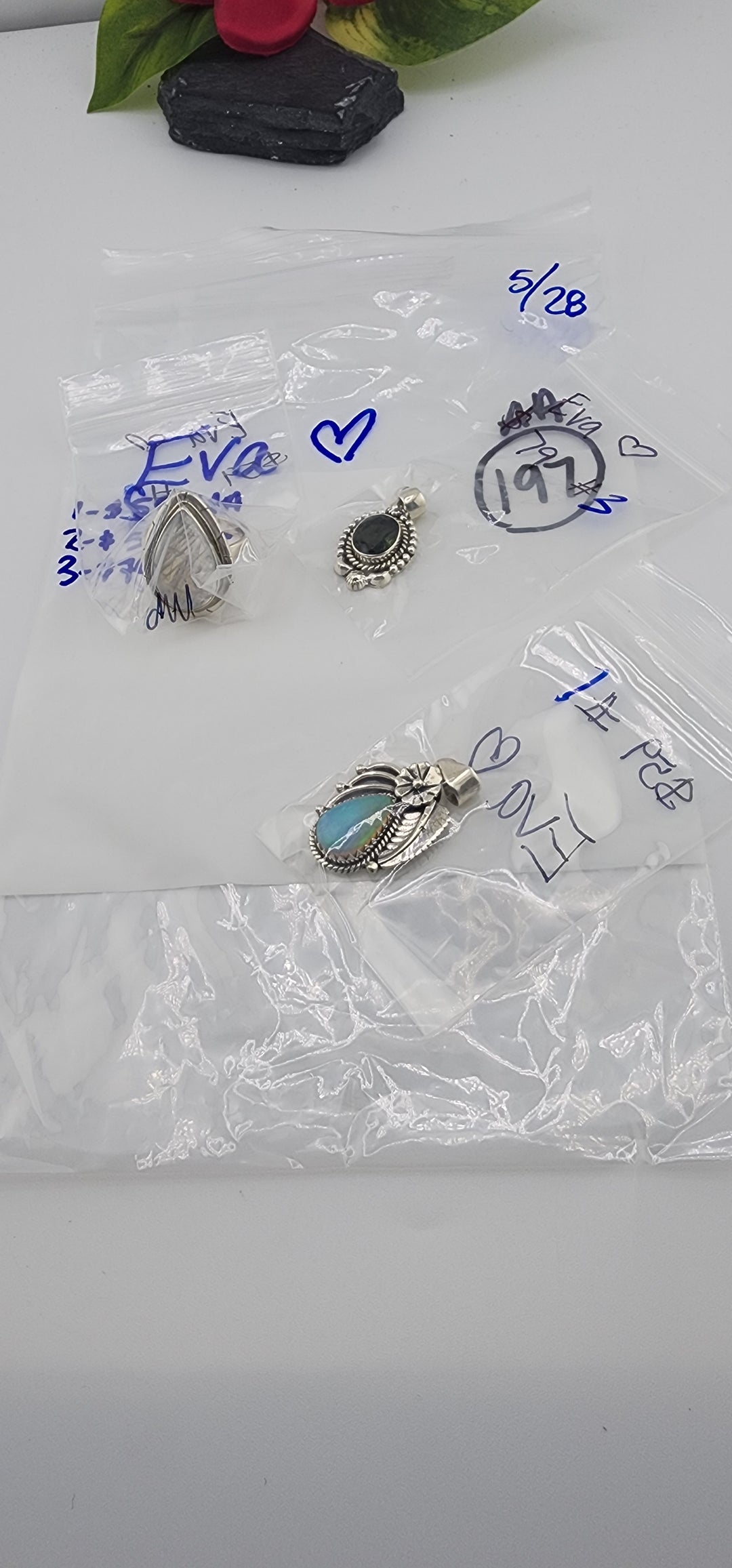 RESERVED FOR: Eva🤍 - 5/28/2025 tiktok Live Show - 3 Sterling Silver Items
