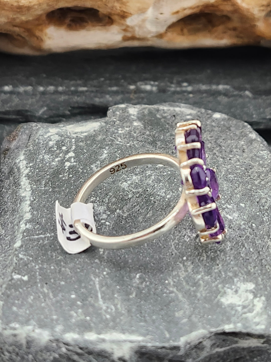 Amethyst Flower Ring