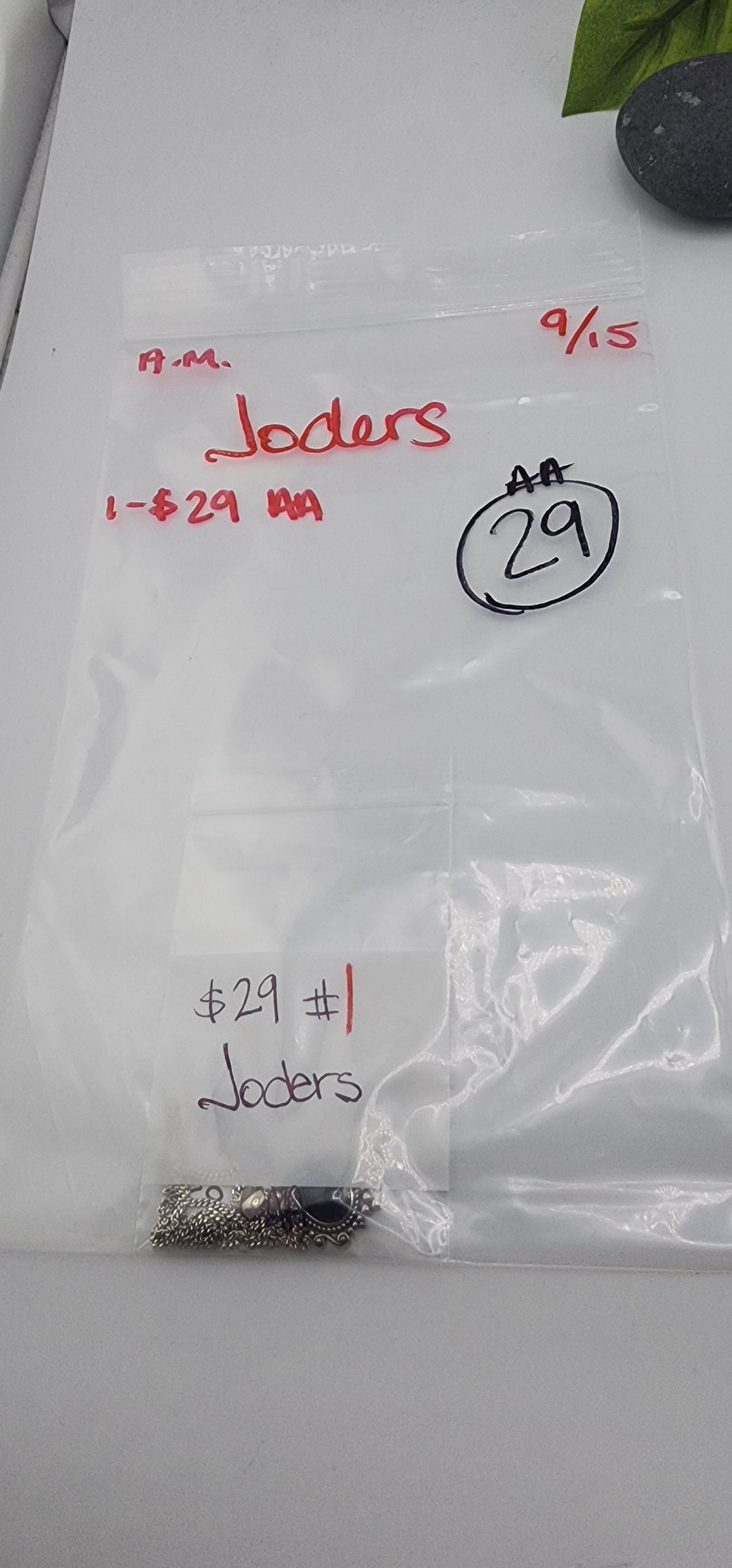 AM SHOW 48HR - RESERVED FOR: Joders - 9/15/2025 FL tiktok Live Show - 1 Sterling Silver Items