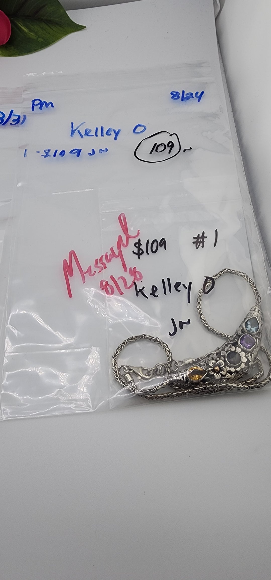 PM SHOW 48HR - RESERVED FOR:  Kelley O- 8/24/2025 FL tiktok Live Show -1  Sterling Silver Items