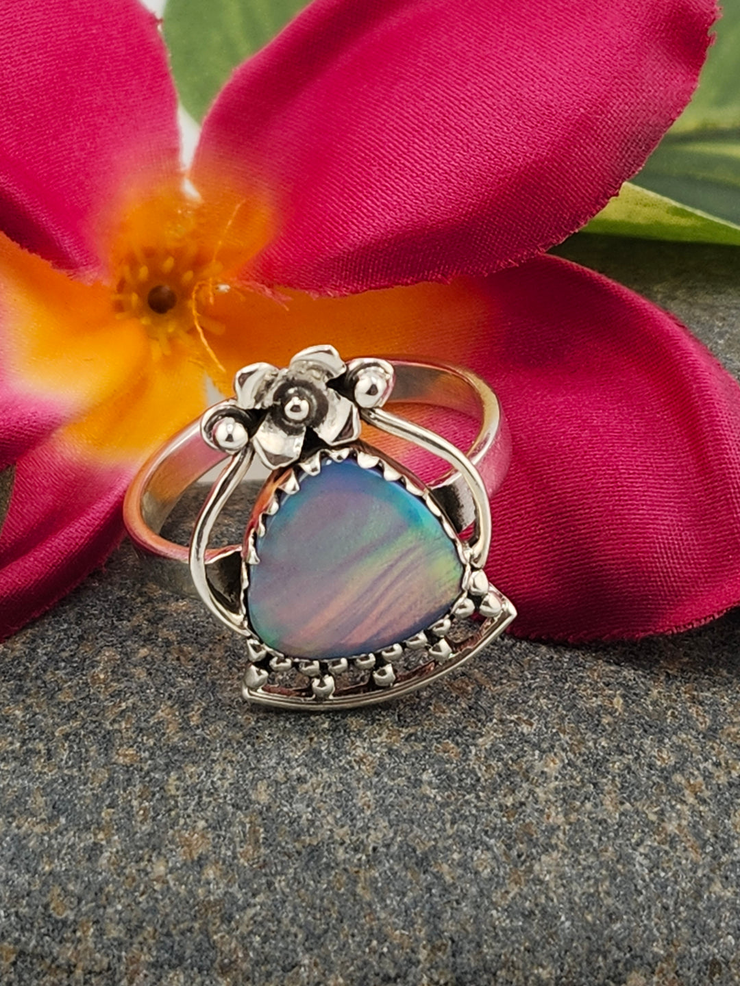 Aurora Opal Ring