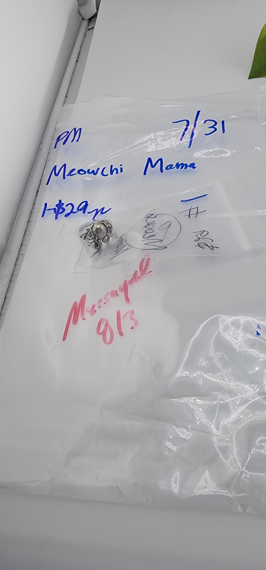 PM SHOW 48HR - RESERVED FOR: Meowchi Mama  - 7/31/2025 FL tiktok Live Show - 1 Sterling Silver Items
