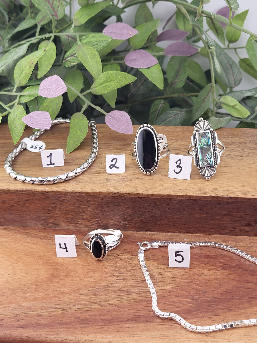 RESERVED FOR: Deanne 9/21/2024 - 5 Sterling Silver Items