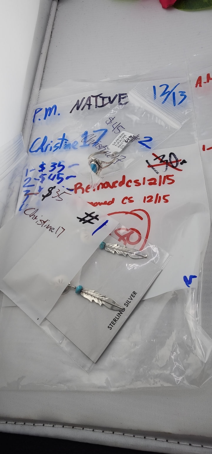 PM NATIVE SHOW 48HR - RESERVED FOR: Christine17 - 12/13/2025 tiktok Live Show - 2 Sterling Silver Items