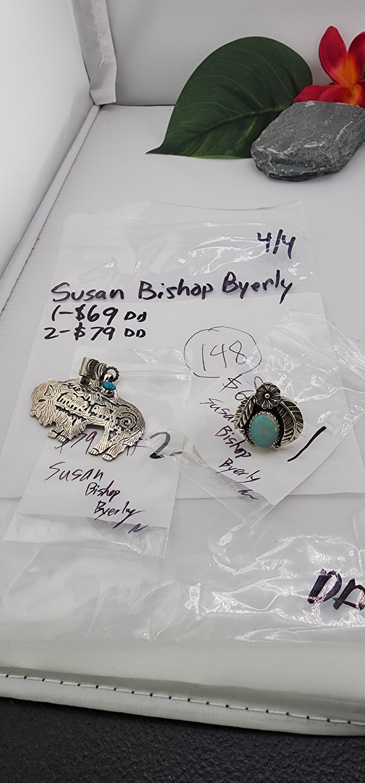 RESERVED FOR: Susan Bishop Byerly 4/4/2025 Friday App show Live Show -  2 Sterling Silver Items
