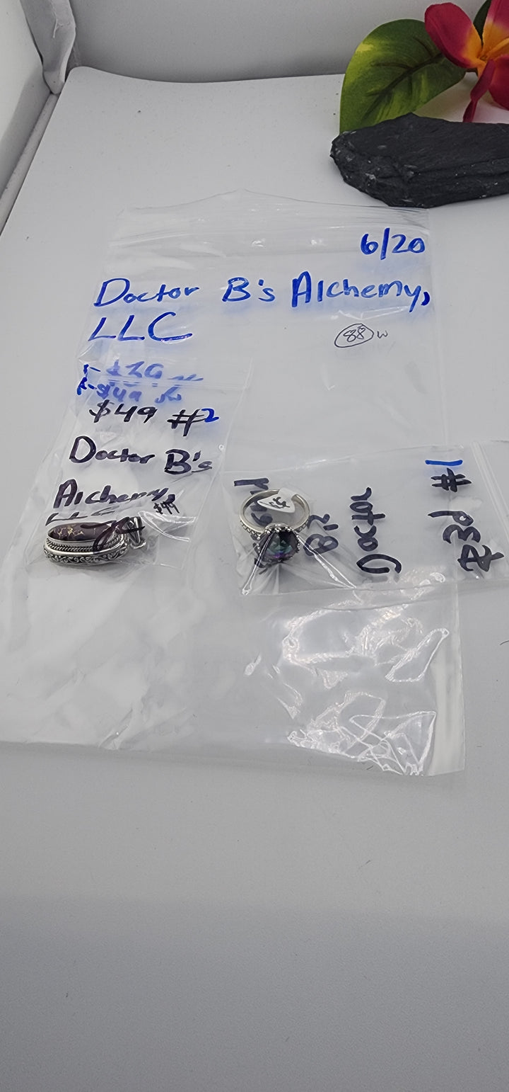 48HR - RESERVED FOR: Doctor B's Alchemy, LLC - 6/20/2025 FL tiktok Live Show -2  Sterling Silver Items