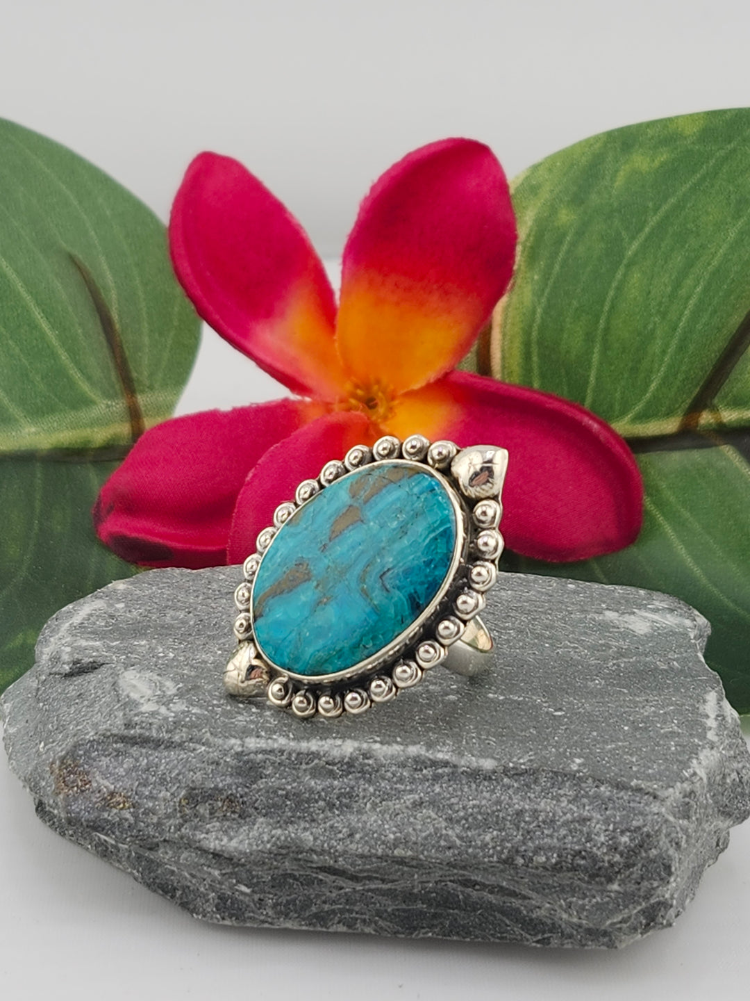 Opalized Wood Ring Size 10
