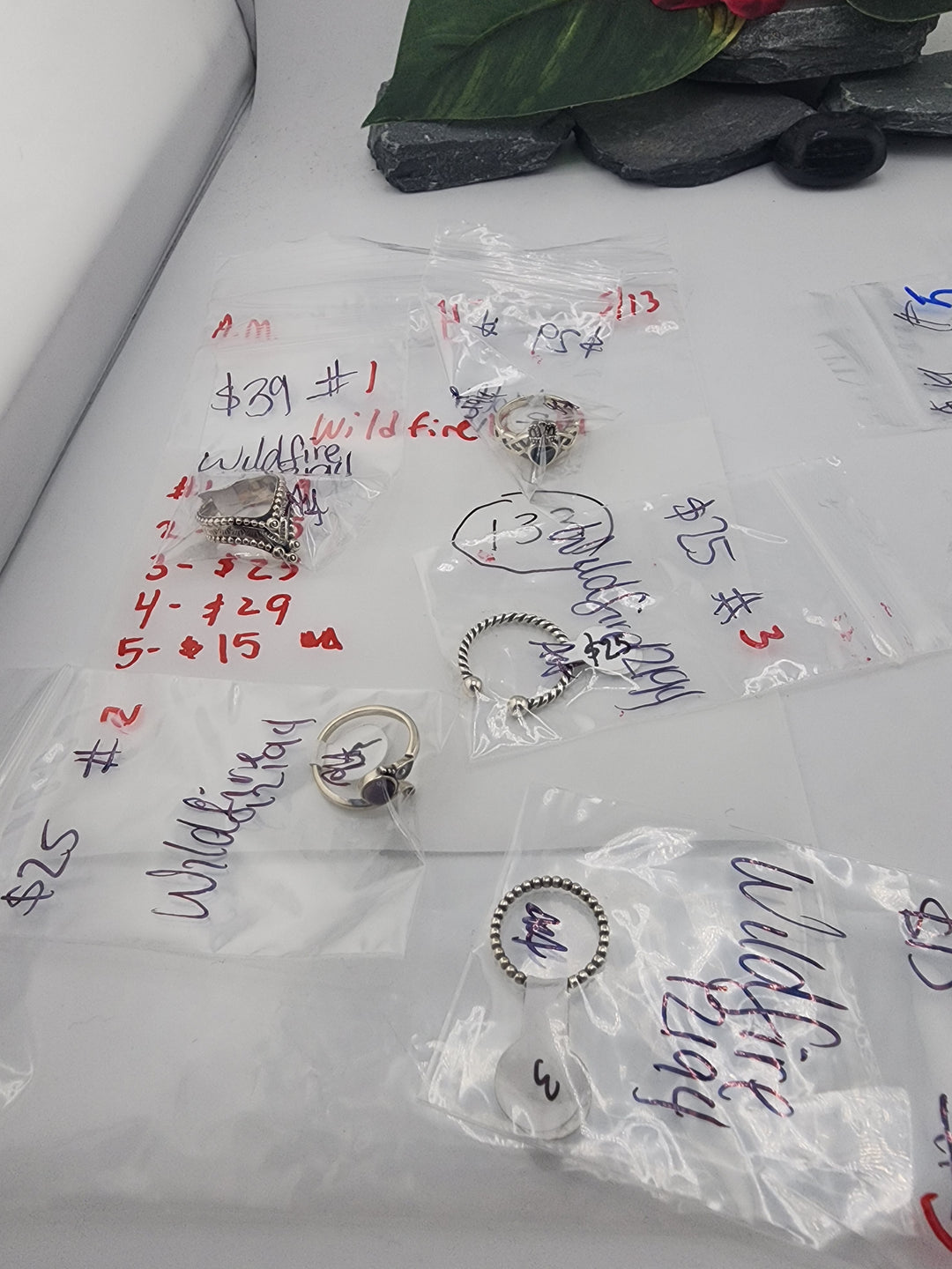 Wildfire12194 5/13/26 - 5 925 Sterling Silver Items