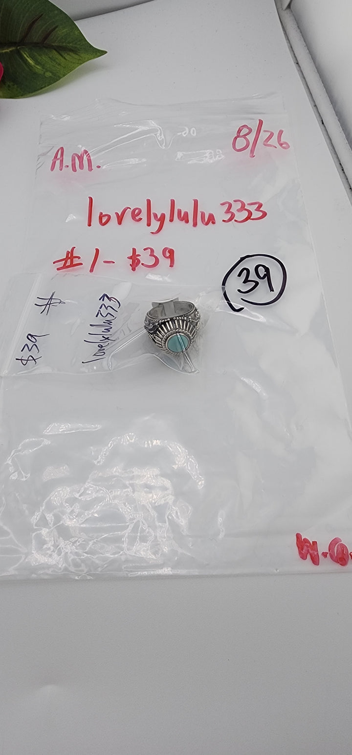 AM SHOW 48HR - RESERVED FOR: lovelylulu333 - 8/26/2025 FL tiktok Live Show - 1 Sterling Silver Items