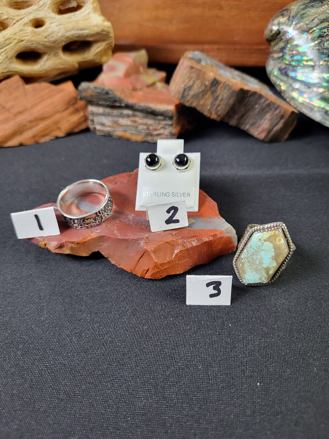 RESERVED FOR:  Gina.Maria78- 7/10/24-3 Sterling Silver Items