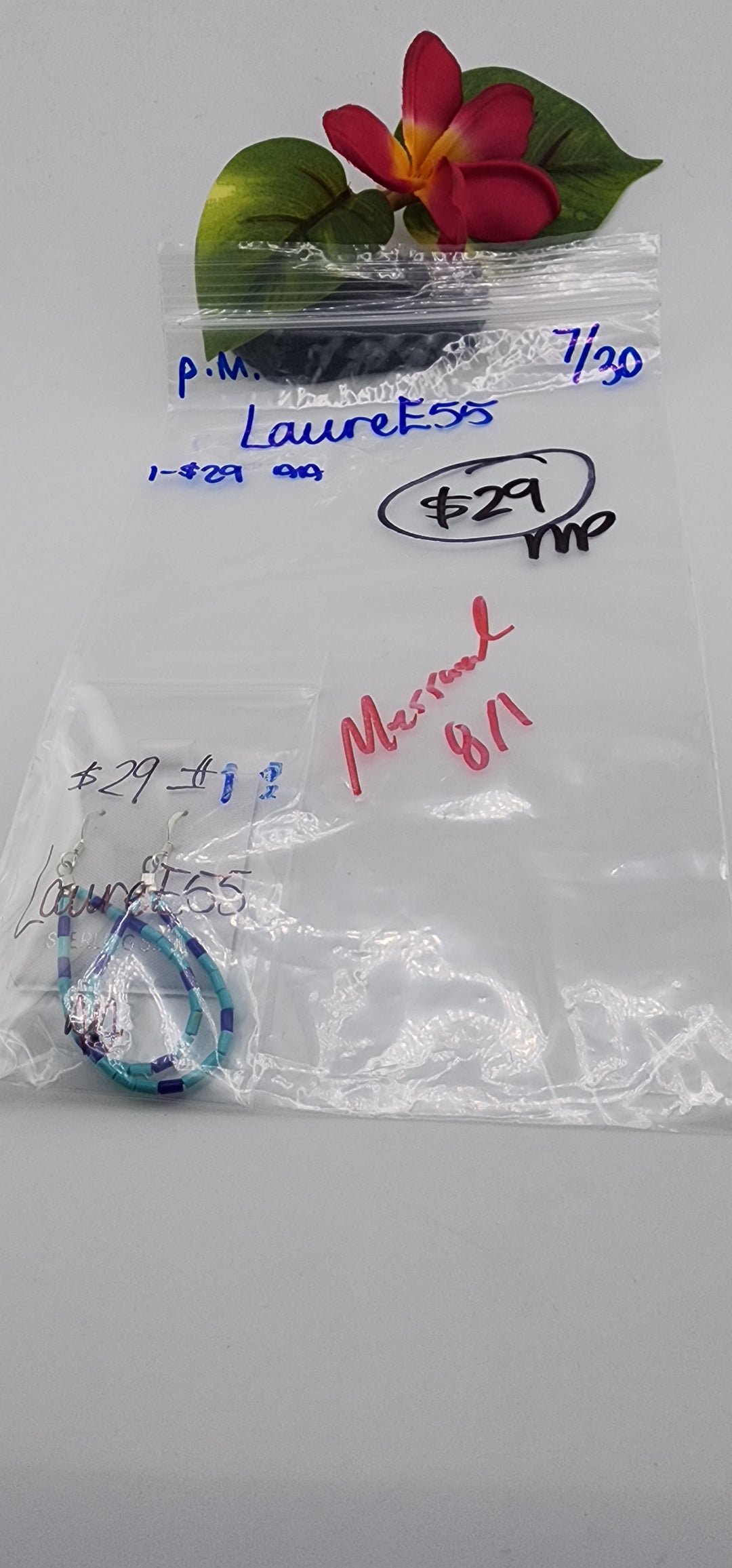 PM SHOW 48HR - RESERVED FOR: LaureE55  - 7/30/2025 FL tiktok Live Show - 1 Sterling Silver Items