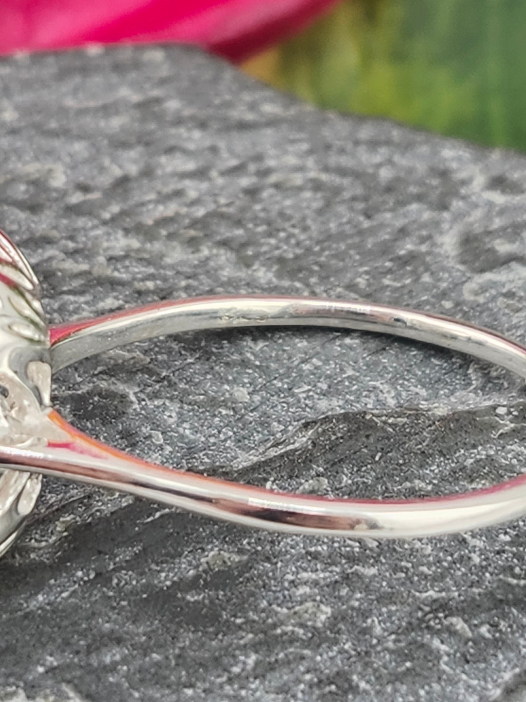 Ametrine/Cubic Zirconia 925 Sterling Silver Ring - Size 8