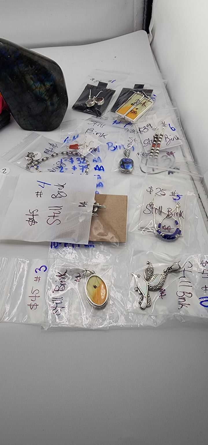 RESERVED FOR: Still Bink - 6/24/2025 tiktok A.M Live Show - 10 Sterling Silver Items