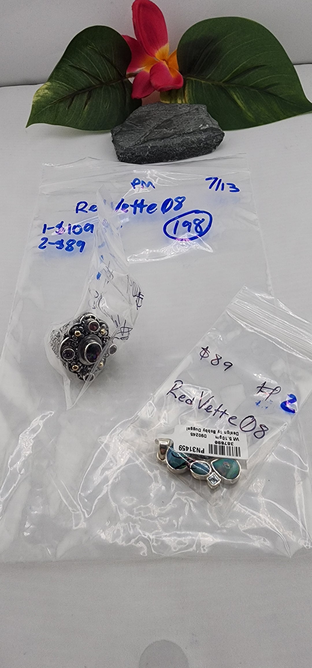 PM SHOW 48HR - RESERVED FOR:  RedVette08- 7/13/2025 FL tiktok Live Show -2  Sterling Silver Items