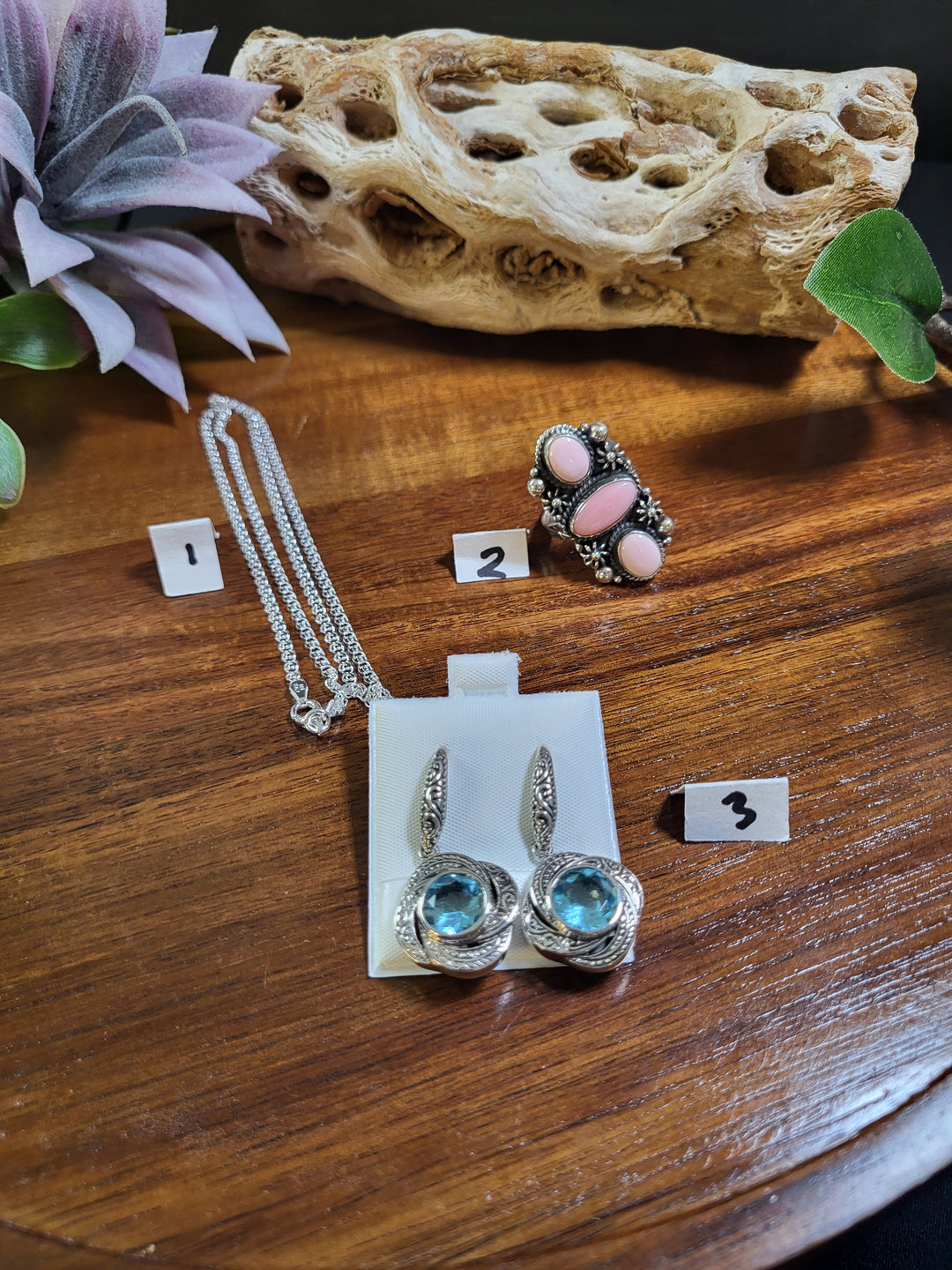 RESERVED FOR: cathymartell8 7/28/24- 3 Sterling Silver Items