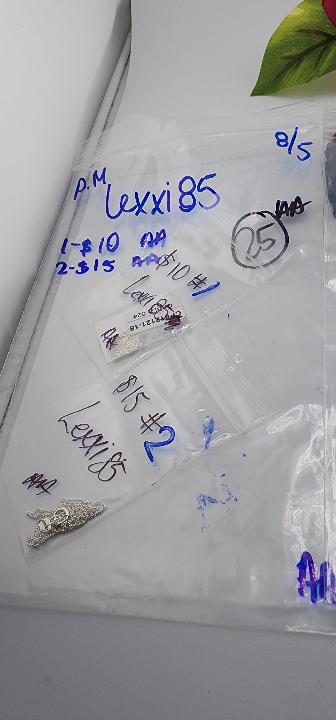 PM SHOW 48HR - RESERVED FOR: Lexxi85  - 8/5/2025 FL tiktok Live Show - 2 Sterling Silver Items
