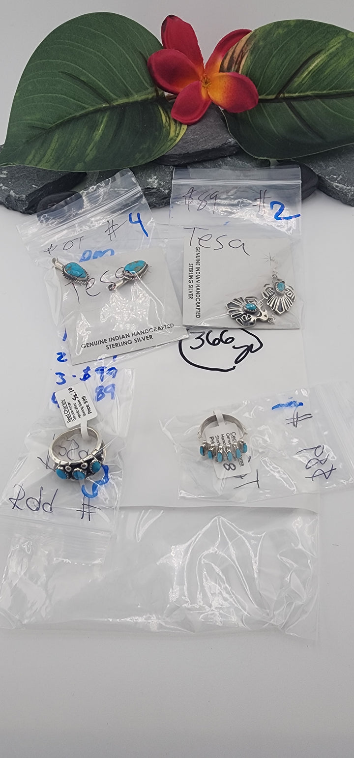 PM SHOW 48HR - RESERVED FOR: Tesa - 1/2/2026 tiktok Live Show - 4 Sterling Silver Items