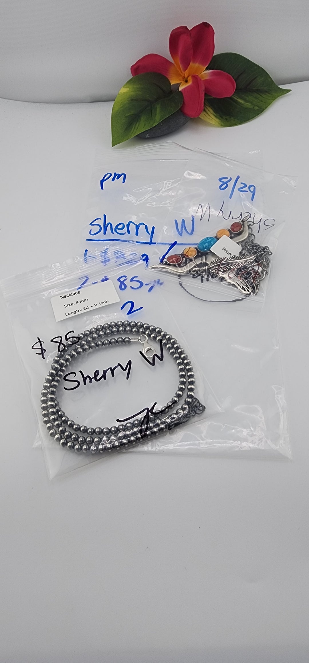 PM SHOW 48HR - RESERVED FOR: Sherry W - 8/29/2025 FL tiktok Live Show - 2 Sterling Silver Items