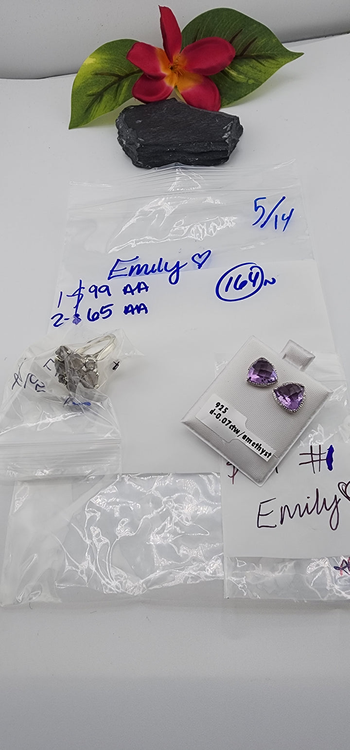 RESERVED FOR: Emily❤️ - 5/14/2025 tiktok Live Show -2  Sterling Silver Items