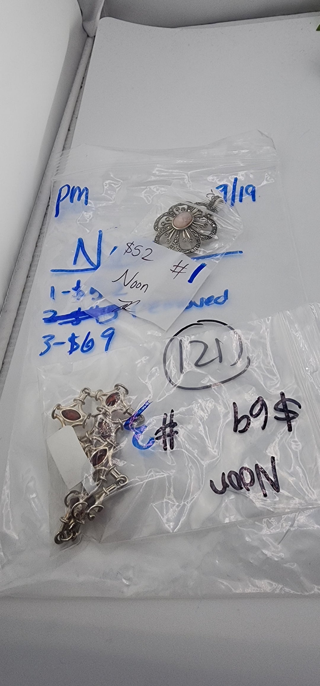 PM SHOW 48HR - RESERVED FOR: Noon  - 9/19/2025 FL tiktok Live Show - 2 Sterling Silver Items