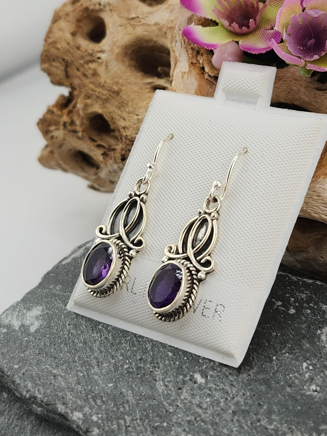 Amethyst Dangle Earrings