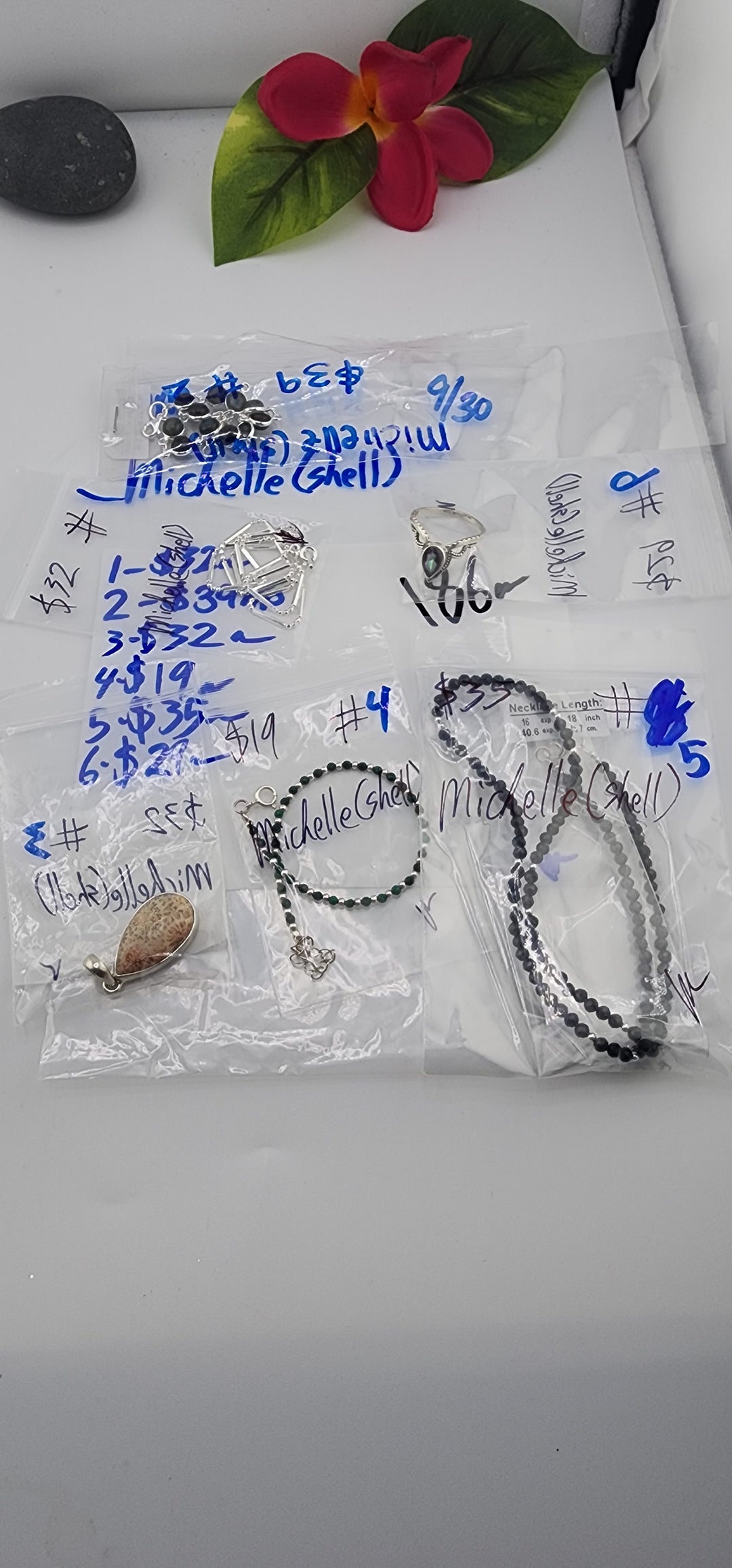PM SHOW 48HR - RESERVED FOR: Michelle🐚 - 9/30/2025 FL tiktok Live Show - 6 Sterling Silver Items