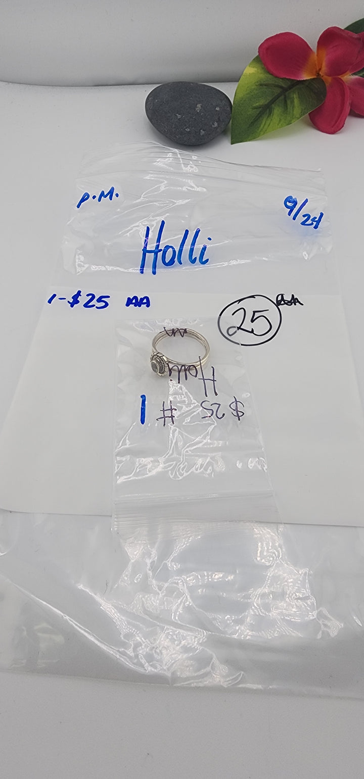 PM SHOW 48HR - RESERVED FOR: Holli - 9/24/2025 FL tiktok Live Show - 1 Sterling Silver Items
