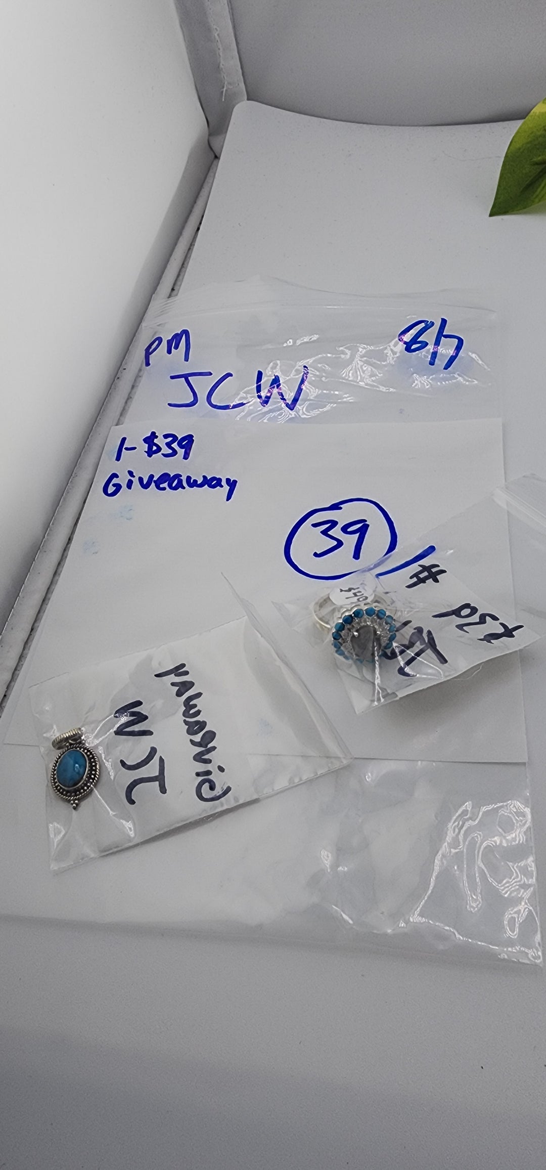 PM SHOW 48HR - RESERVED FOR: JCW  - 8/7/2025 FL tiktok Live Show - 1 Sterling Silver Items