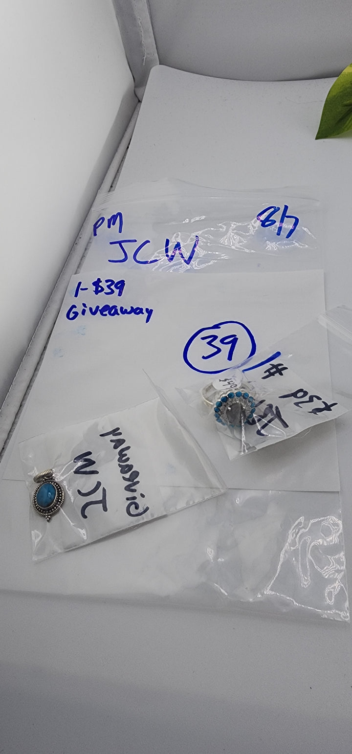 PM SHOW 48HR - RESERVED FOR: JCW  - 8/7/2025 FL tiktok Live Show - 1 Sterling Silver Items