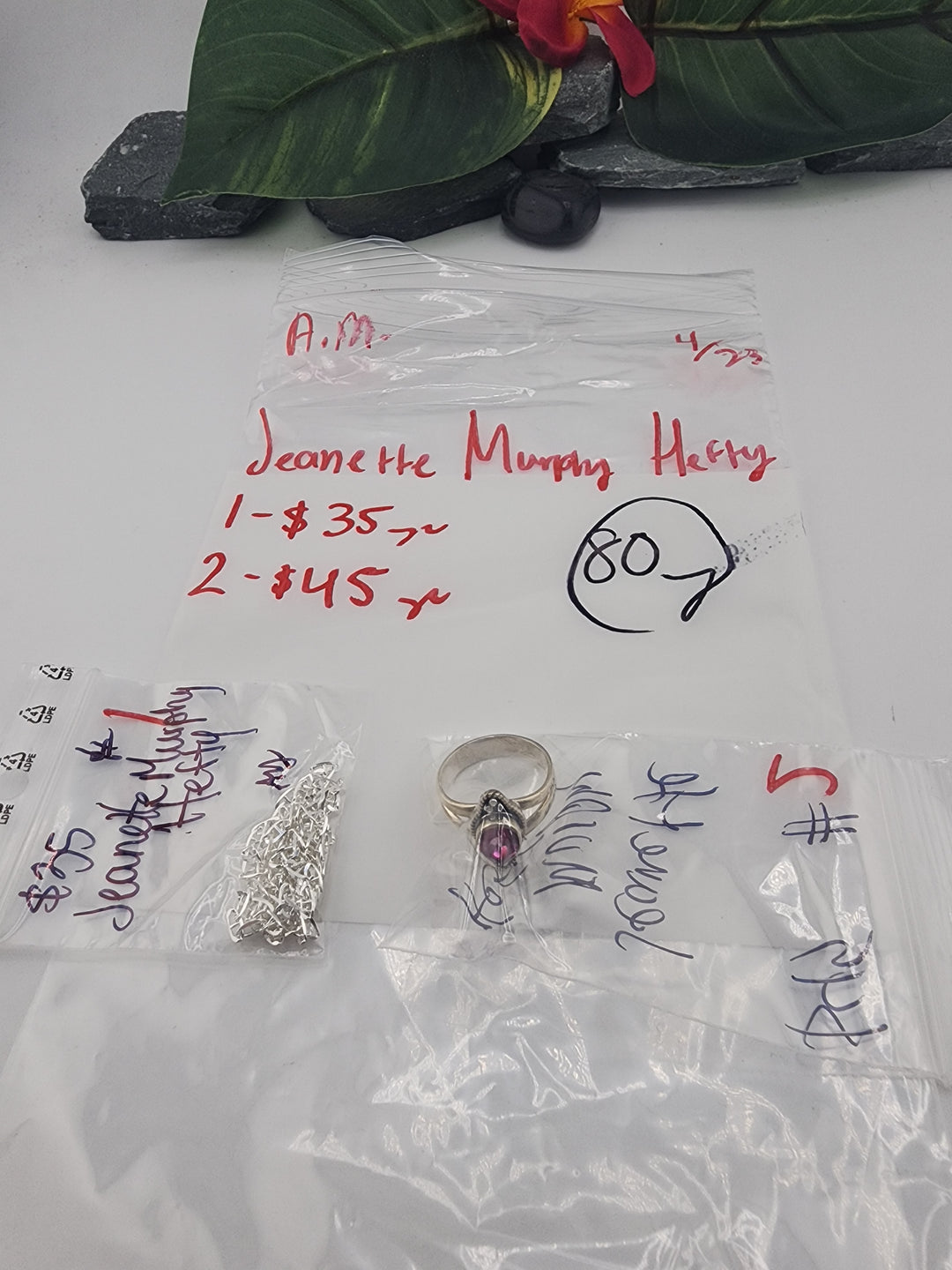 Jeanette Murphy Hefty - 4/23/26 - 2 925 Sterling Silver Items