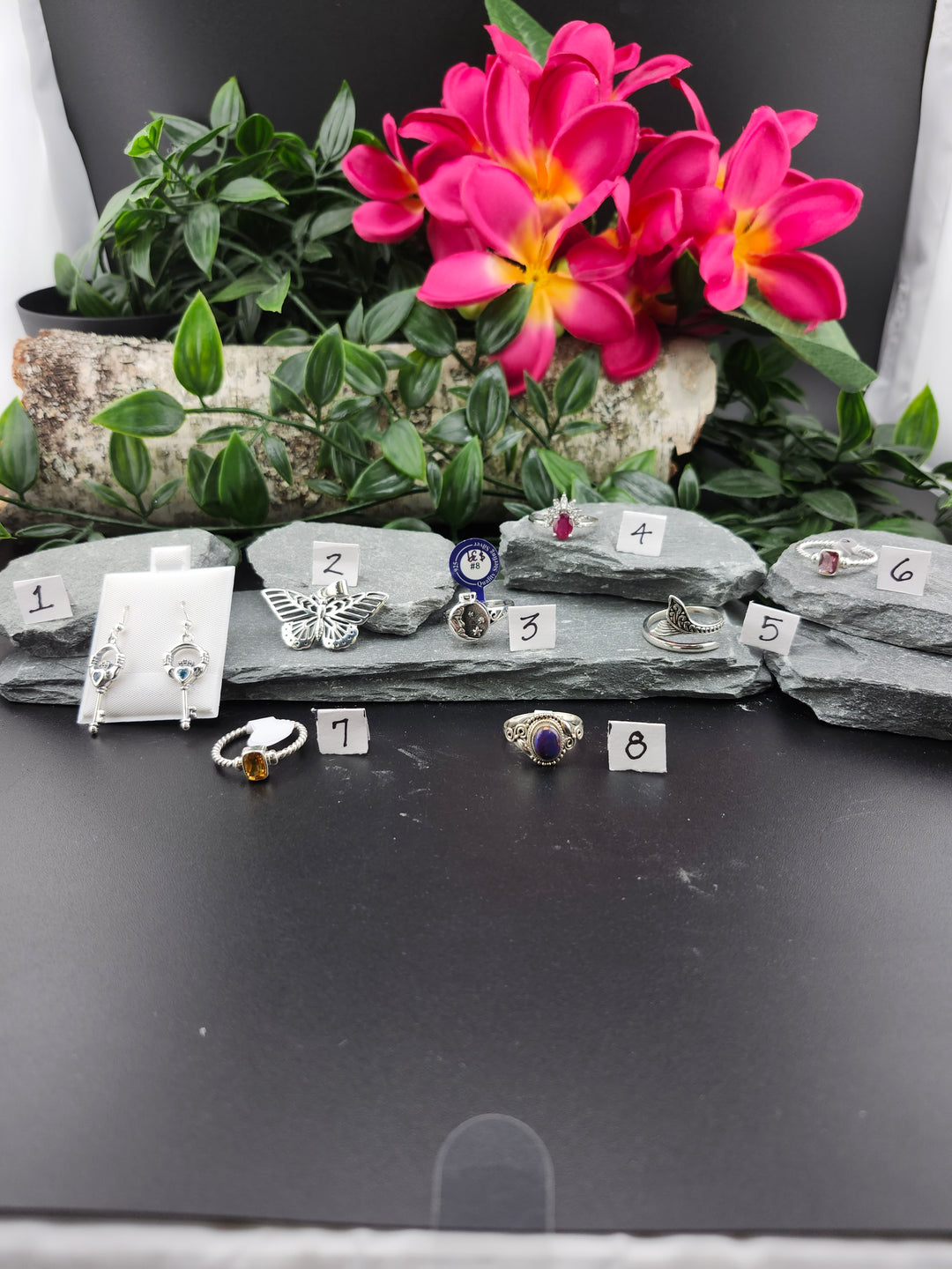 RESERVED FOR:  Pat O'Leary -11/01/2024 - 8 Sterling Silver Items