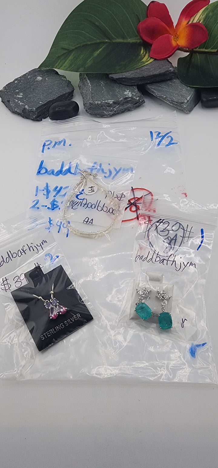 PM SHOW 48HR - RESERVED FOR: baddbafhjym - 12/2/2025 tiktok Live Show - 3 Sterling Silver Items