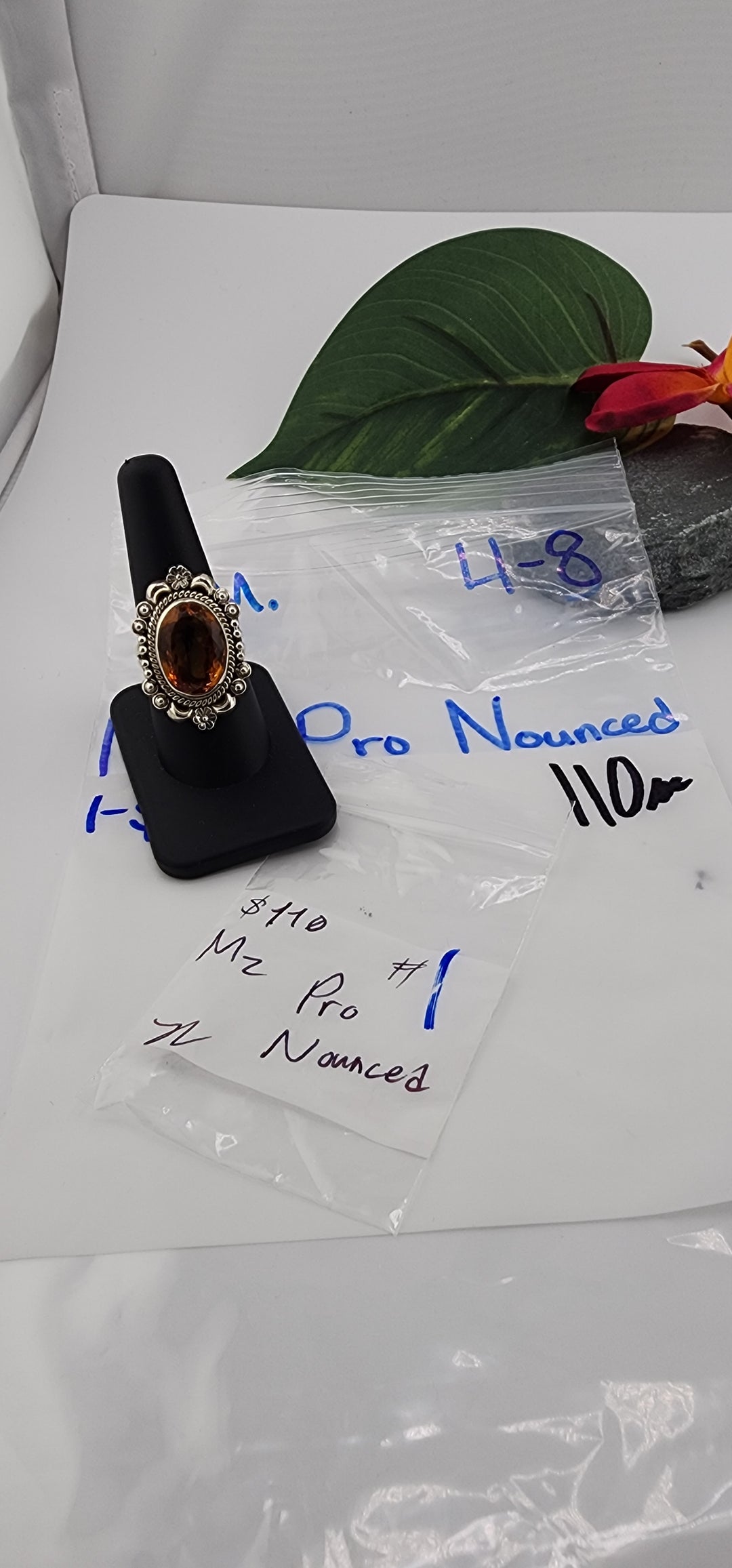 RESERVED FOR: Mz Pro Nounced -4/8/2025 tiktok A.M Live Show - 1 Sterling Silver Items