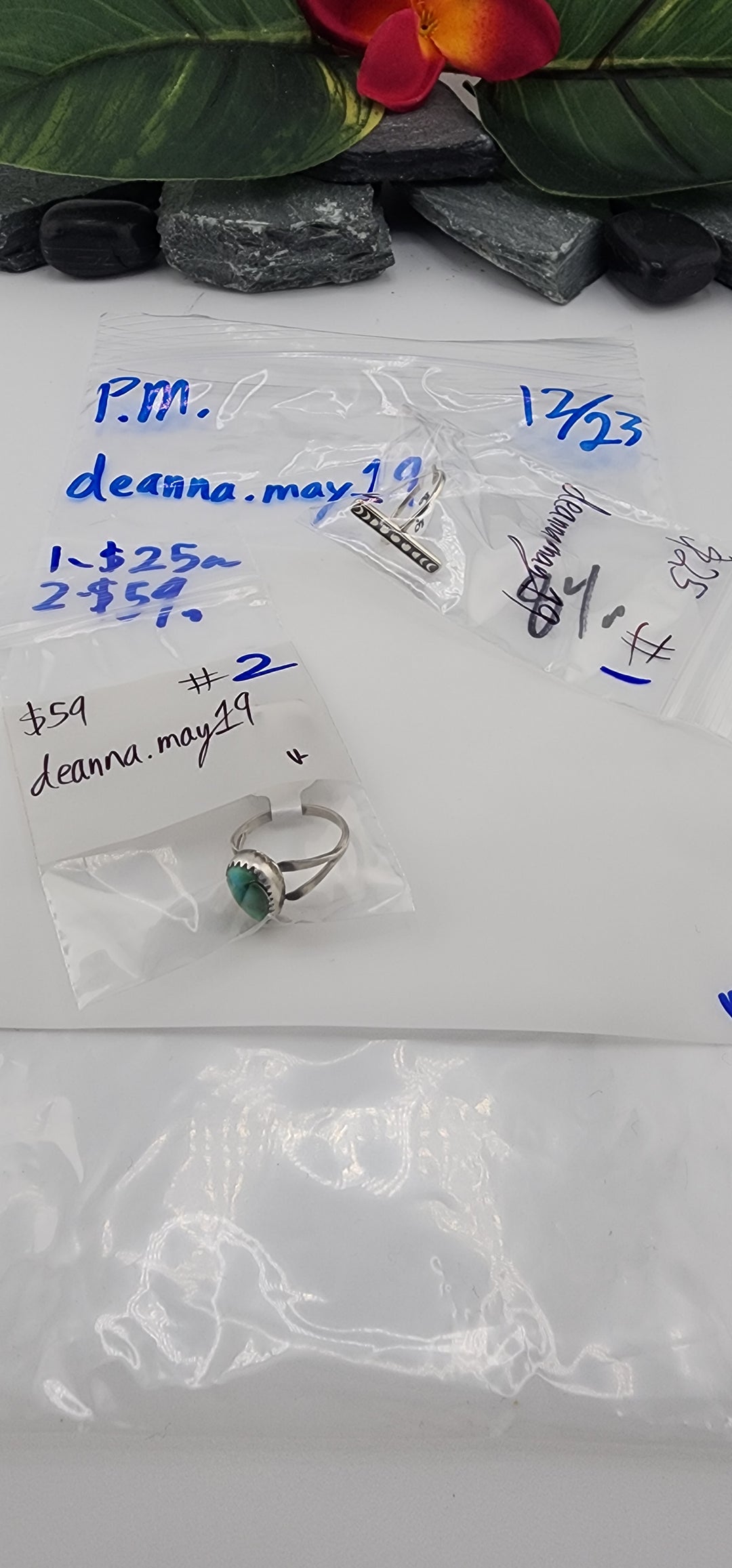PM SHOW 48HR - RESERVED FOR: deanna.may19 - 12/23/2025 tiktok Live Show - 2 Sterling Silver Items