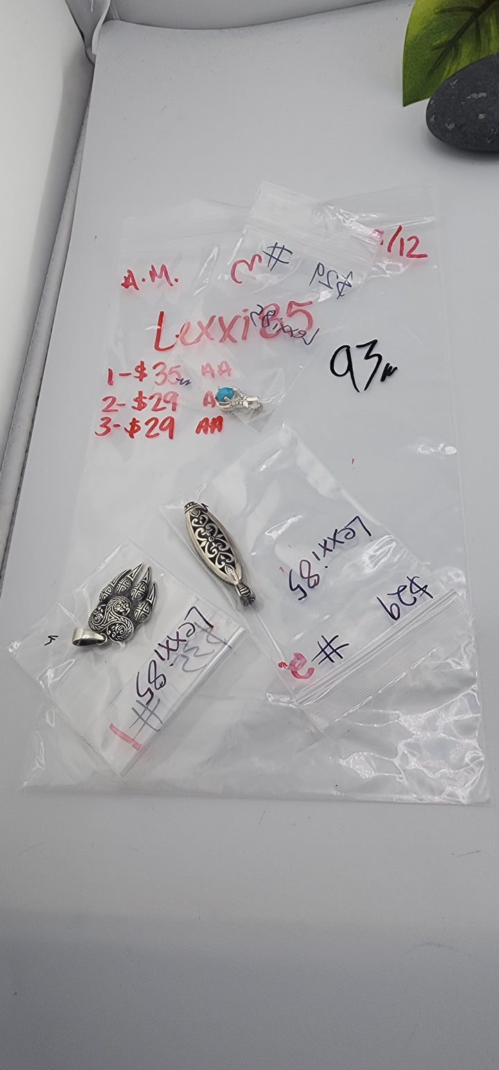 AM SHOW 48HR - RESERVED FOR: Lexxi85 - 9/12/2025 FL tiktok Live Show - 3 Sterling Silver Items