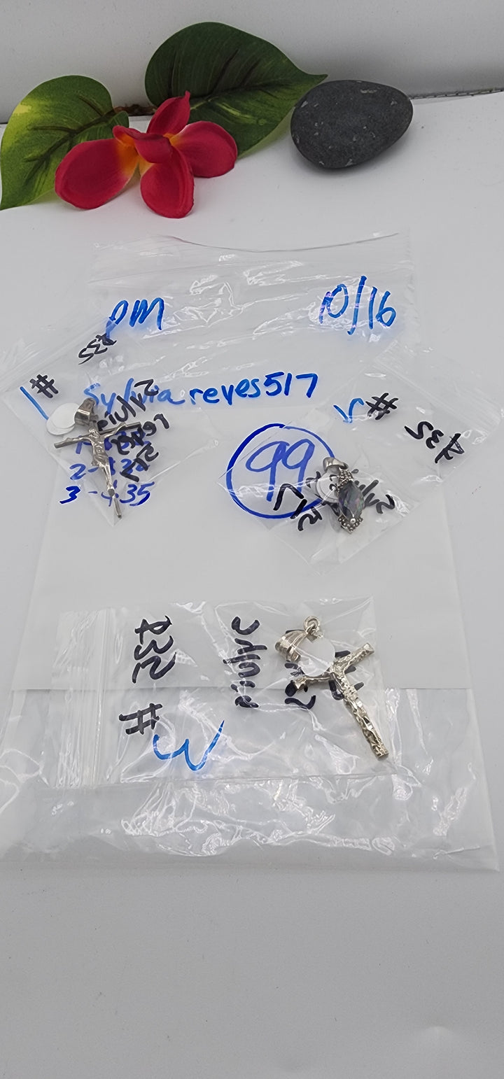 PM SHOW 48HR - RESERVED FOR: sylviareyes517 - 10/16/2025 FL tiktok Live Show - 3 Sterling Silver Items