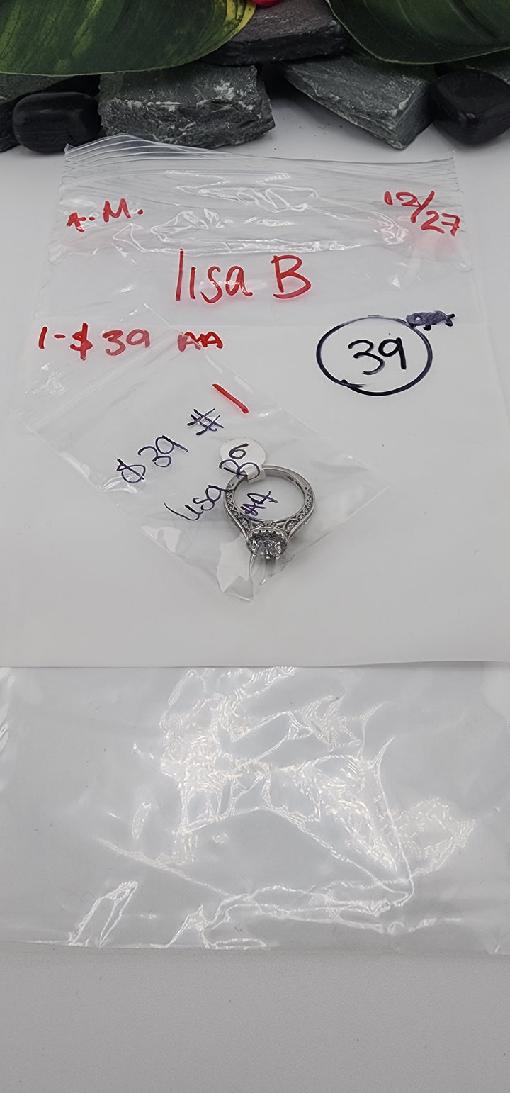 AM SHOW 48HR RESERVED FOR: lisa B - 12/27/2025 FL tiktok Live Show - 1 Sterling Silver Items
