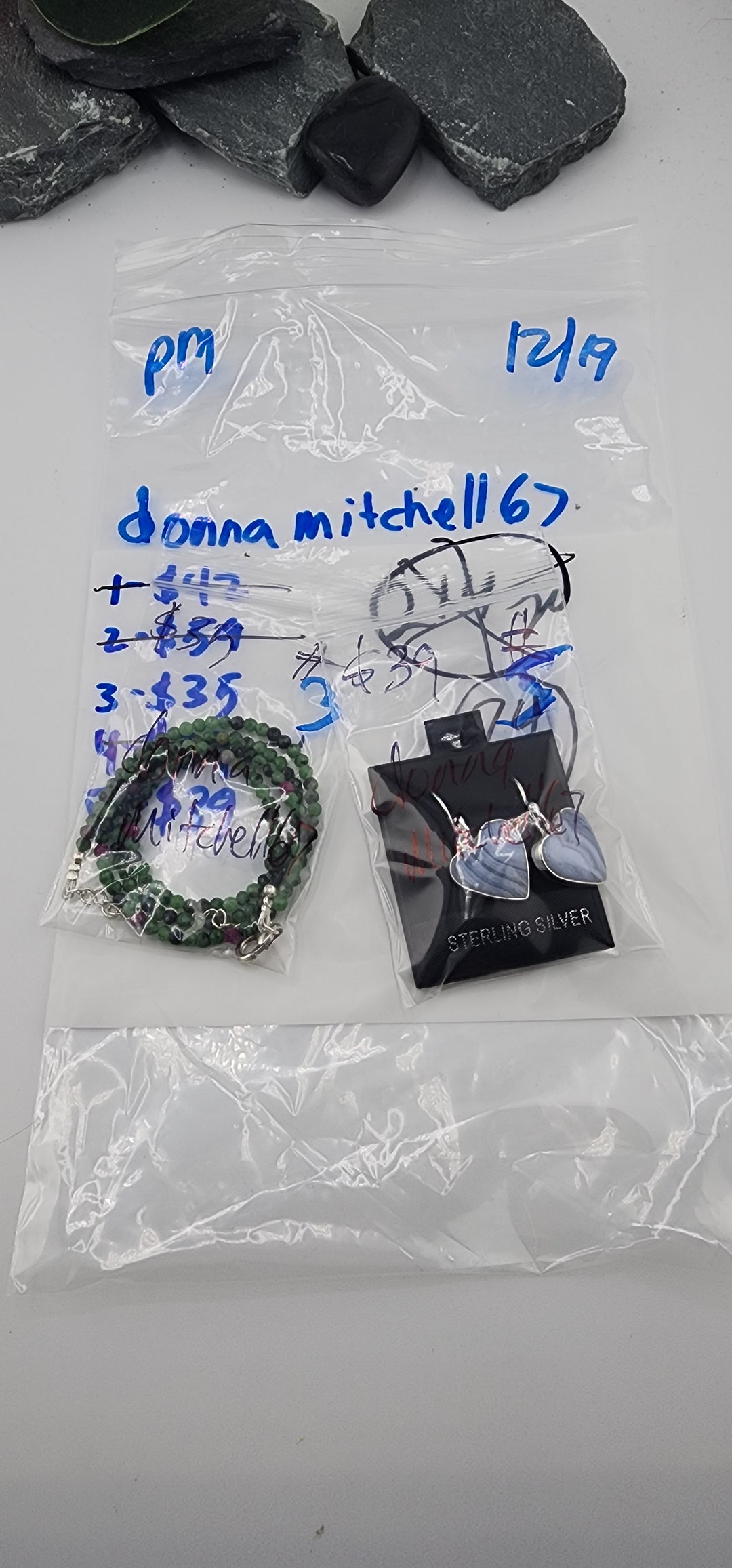 PM SHOW 48HR - RESERVED FOR: donnamitchell67 - 12/19/2025 tiktok Live Show - 2 Sterling Silver Items