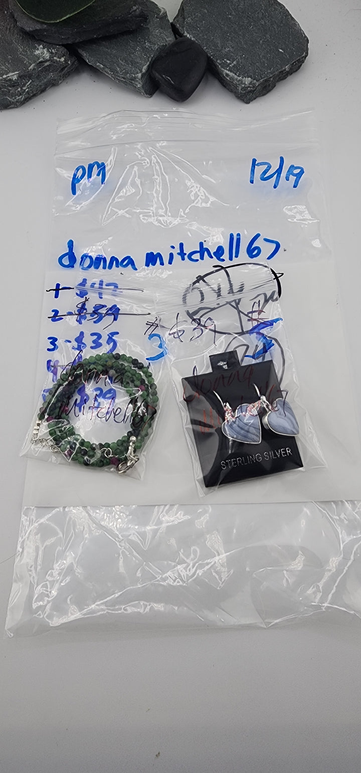PM SHOW 48HR - RESERVED FOR: donnamitchell67 - 12/19/2025 tiktok Live Show - 2 Sterling Silver Items