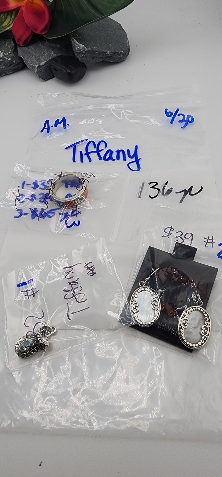 RESERVED FOR: Tiffany - 6/30/2025 tiktok A.M Live Show - 3 Sterling Silver Items